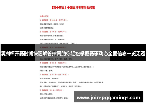 澳洲杯开赛时间快速解答指南助你轻松掌握赛事动态全面信息一览无遗 澳洲杯开赛时间快速解答指南助你轻松掌握赛事动态全面信息一览无遗
